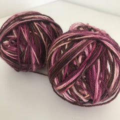 Sock Yarn 100g Brown/Pink
