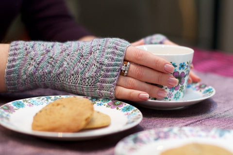 Fern Lace Fingerless Gloves Pattern Download