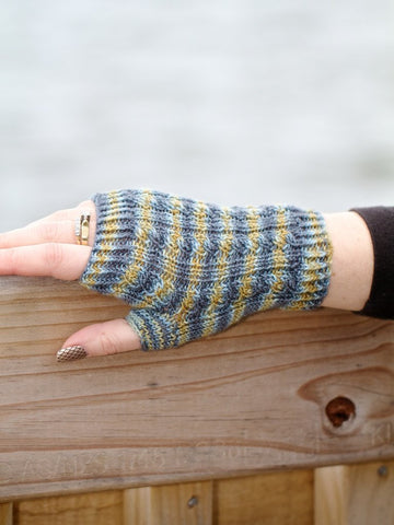 Classic Cable Fingerless Gloves Pattern Download
