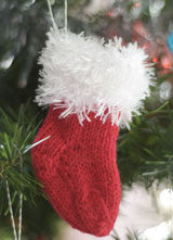 Fuzzy Santa Stocking Decoration Pattern