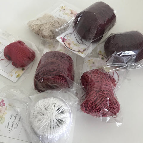 Vintage Crochet Cotton Assorted Colours